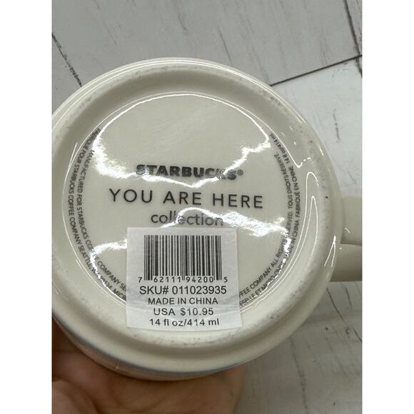 Starbucks You Are Here California Mug Coffee Cup 14 fl oz Displayed Only 2016 - Picture 5 of 7